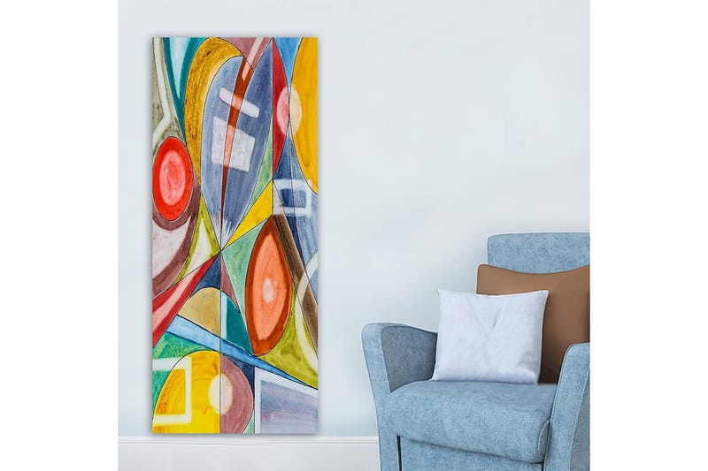 CANVASTAVLA DKY Abstract & Fractals Flerfärgad 50x120 cm - Inredning & dekor - Tavlor & konst - Canvastavla