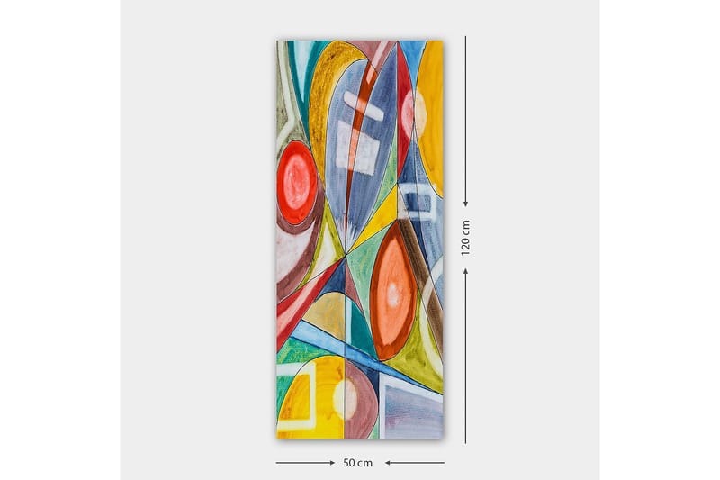 CANVASTAVLA DKY Abstract & Fractals Flerfärgad 50x120 cm - Inredning & dekor - Tavlor & konst - Canvastavla