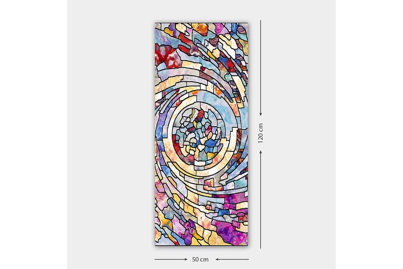 CANVASTAVLA DKY Abstract & Fractals Flerfärgad 50x120 cm - Inredning & dekor - Tavlor & konst - Canvastavla