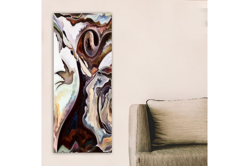 CANVASTAVLA DKY Abstract & Fractals Flerfärgad 50x120 cm - Inredning & dekor - Tavlor & konst - Canvastavla
