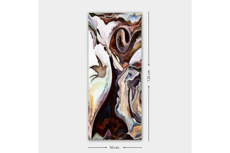 CANVASTAVLA DKY Abstract & Fractals Flerfärgad 50x120 cm - Inredning & dekor - Tavlor & konst - Canvastavla