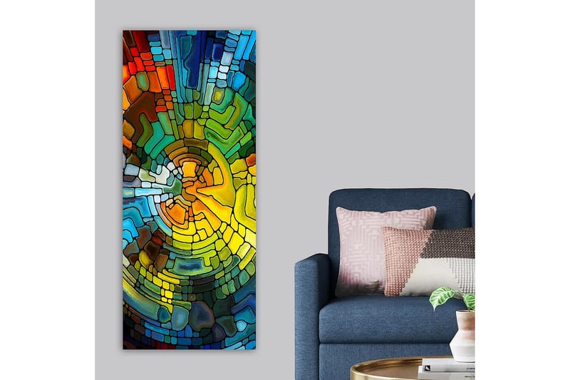 CANVASTAVLA DKY Abstract & Fractals Flerfärgad 50x120 cm - Inredning & dekor - Tavlor & konst - Canvastavla