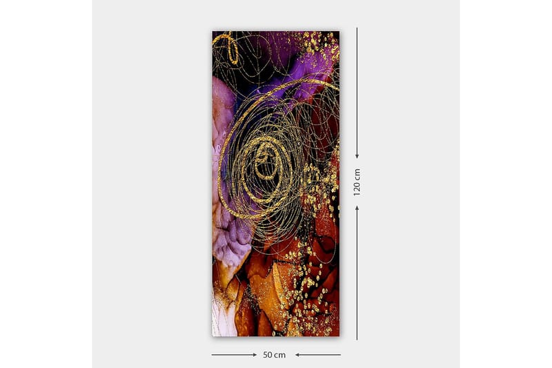 CANVASTAVLA DKY Abstract & Fractals Flerfärgad 50x120 cm - Inredning & dekor - Tavlor & konst - Canvastavla