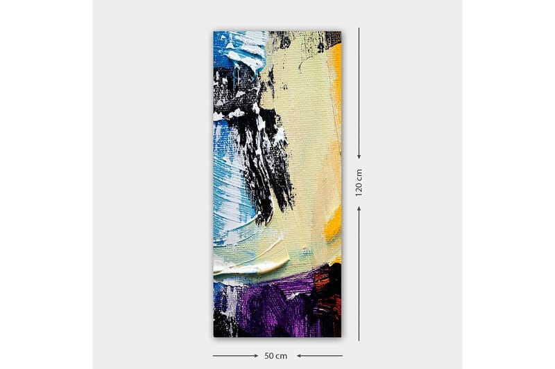 CANVASTAVLA DKY Abstract & Fractals Flerfärgad 50x120 cm - Inredning & dekor - Tavlor & konst - Canvastavla