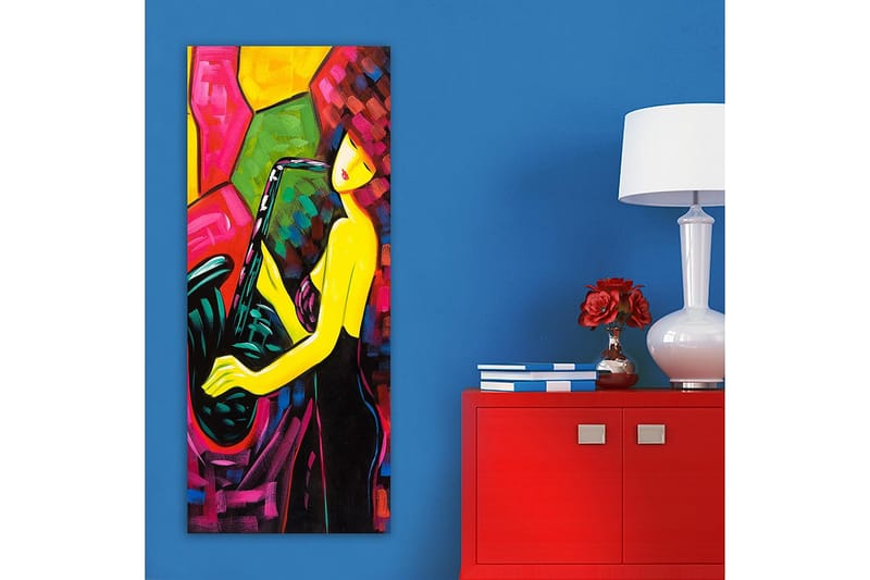 CANVASTAVLA DKY Abstract & Fractals Flerfärgad 50x120 cm - Inredning & dekor - Tavlor & konst - Canvastavla