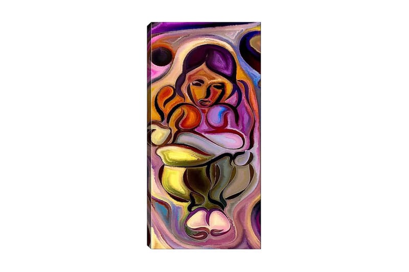 CANVASTAVLA DKY Abstract & Fractals Flerfärgad 50x120 cm - Inredning & dekor - Tavlor & konst - Canvastavla