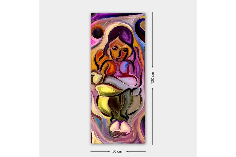 CANVASTAVLA DKY Abstract & Fractals Flerfärgad 50x120 cm - Inredning & dekor - Tavlor & konst - Canvastavla