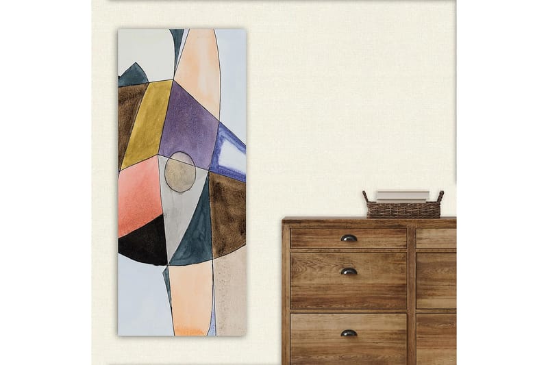Canvastavla DKY Abstract & Fractals Flerfärgad - 50x120 cm - Inredning & dekor - Tavlor & konst - Canvastavla