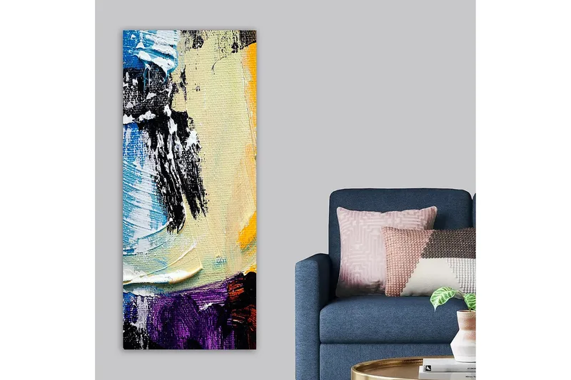 Canvastavla DKY Abstract & Fractals Flerfärgad - 50x120 cm - Inredning & dekor - Tavlor & konst - Canvastavla