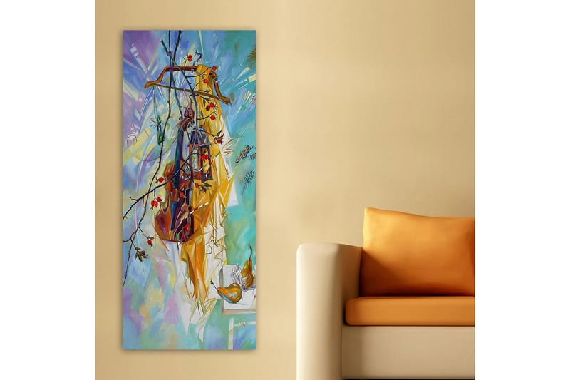 Canvastavla DKY Abstract & Fractals Flerfärgad - 50x120 cm - Inredning & dekor - Tavlor & konst - Canvastavla