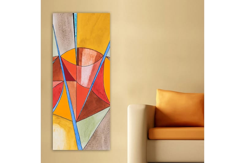 Canvastavla DKY Abstract & Fractals Flerfärgad - 50x120 cm - Inredning & dekor - Tavlor & konst - Canvastavla