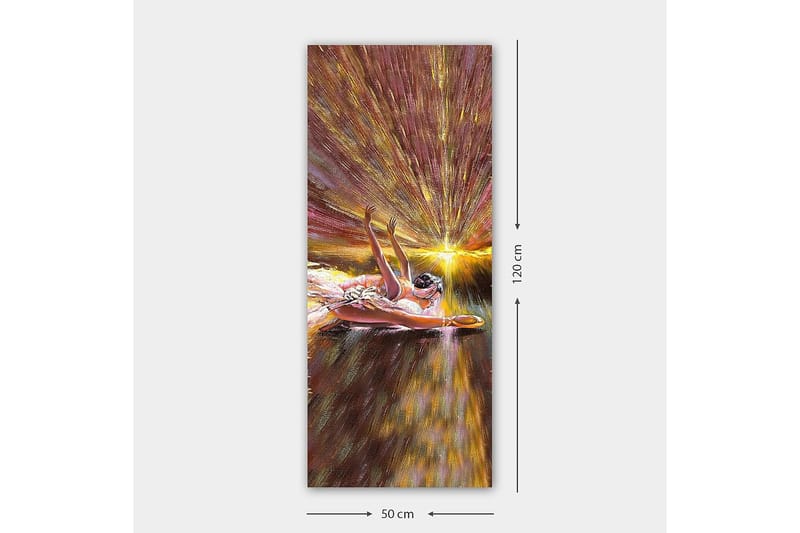 Canvastavla DKY Abstract & Fractals Flerfärgad - 50x120 cm - Inredning & dekor - Tavlor & konst - Canvastavla