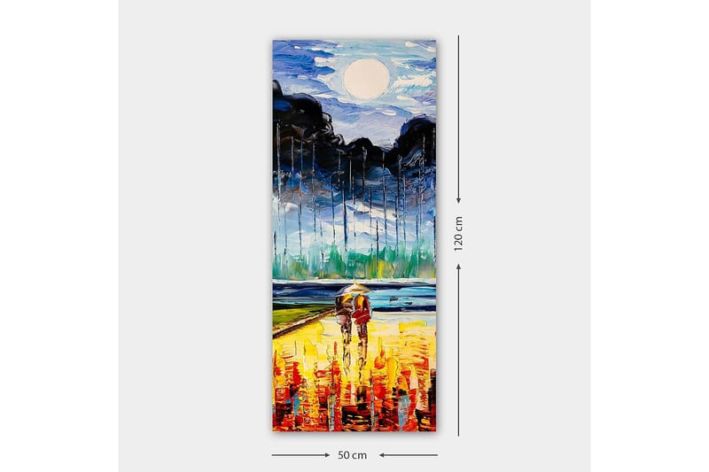 Canvastavla DKY Abstract & Fractals Flerfärgad - 50x120 cm - Inredning & dekor - Tavlor & konst - Canvastavla