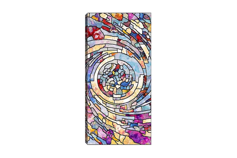 Canvastavla DKY Abstract & Fractals Flerfärgad, 50x120 cm