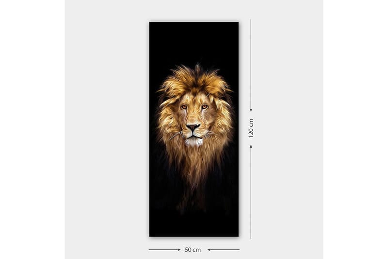 CANVASTAVLA DKY Animals Flerfärgad 50x120 cm - Inredning & dekor - Tavlor & konst - Canvastavla