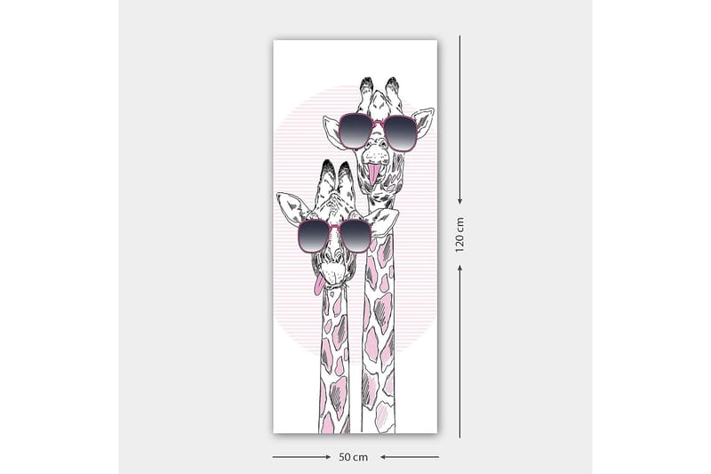 CANVASTAVLA DKY Animals Flerfärgad 50x120 cm - Inredning & dekor - Tavlor & konst - Canvastavla