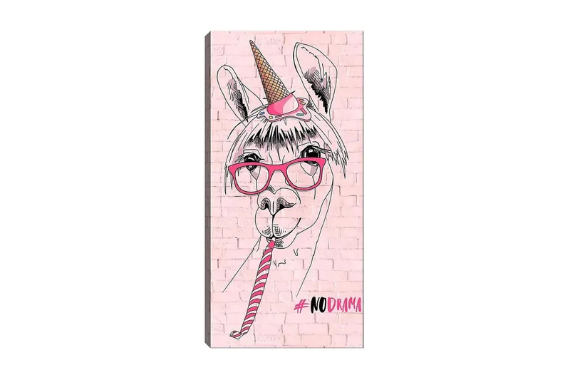 CANVASTAVLA DKY Animals Flerfärgad 50x120 cm