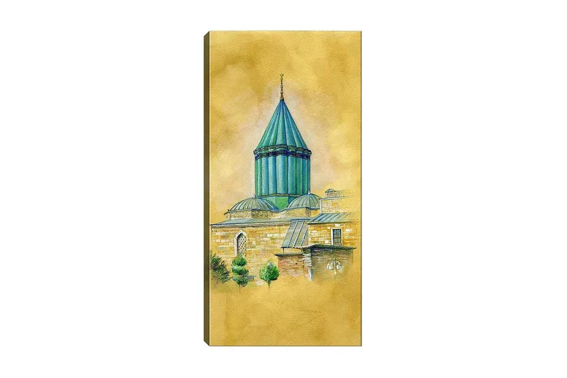 Canvastavla DKY Cities & Countries Flerfärgad - 50x120 cm - Inredning & dekor - Tavlor & konst - Canvastavla