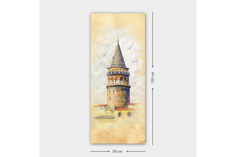 CANVASTAVLA DKY Cities & Countries Flerfärgad 50x120 cm - Inredning & dekor - Tavlor & konst - Canvastavla
