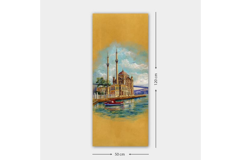 CANVASTAVLA DKY Cities & Countries Flerfärgad 50x120 cm - Inredning & dekor - Tavlor & konst - Canvastavla