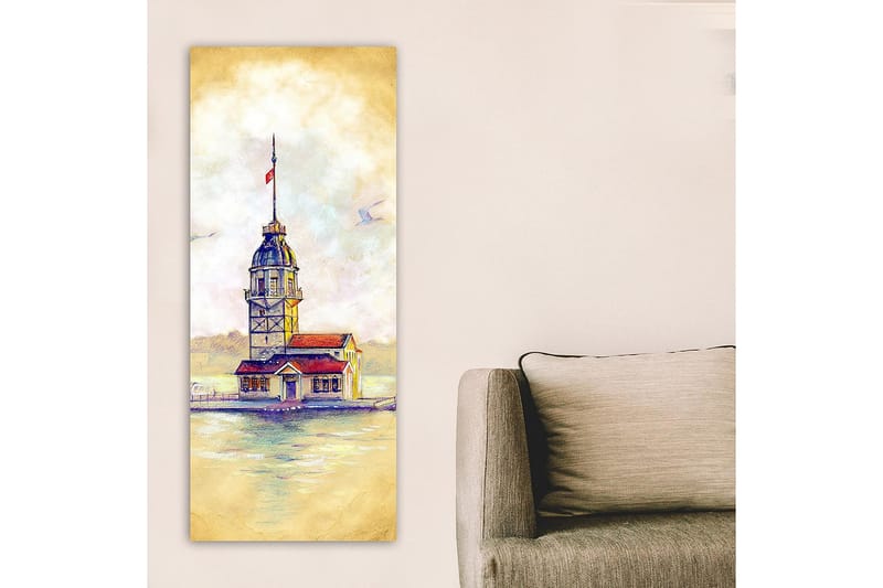 CANVASTAVLA DKY Cities & Countries Flerfärgad 50x120 cm - Inredning & dekor - Tavlor & konst - Canvastavla