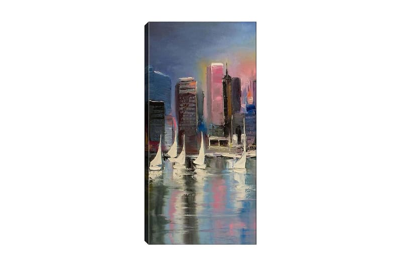 CANVASTAVLA DKY Cities & Countries Flerfärgad 50x120 cm - Inredning & dekor - Tavlor & konst - Canvastavla