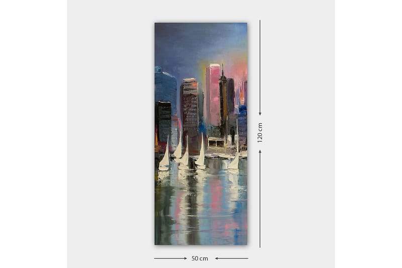 CANVASTAVLA DKY Cities & Countries Flerfärgad 50x120 cm - Inredning & dekor - Tavlor & konst - Canvastavla