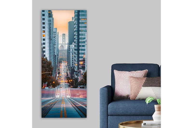 CANVASTAVLA DKY Cities & Countries Flerfärgad 50x120 cm - Inredning & dekor - Tavlor & konst - Canvastavla