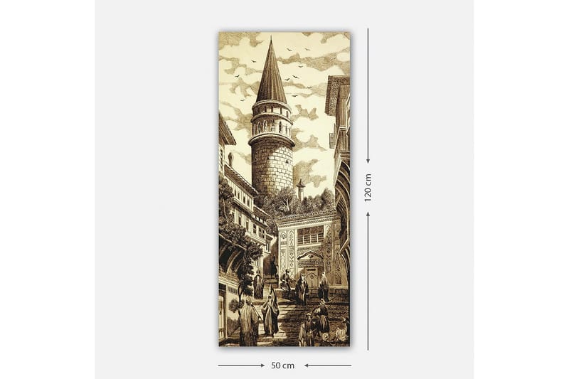 CANVASTAVLA DKY Cities & Countries Flerfärgad 50x120 cm - Inredning & dekor - Tavlor & konst - Canvastavla