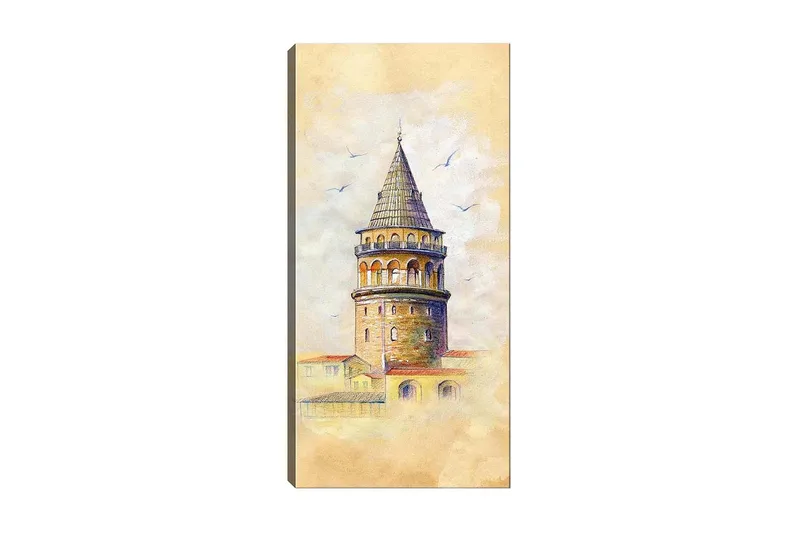 Canvastavla DKY Cities & Countries Flerfärgad - 50x120 cm - Inredning & dekor - Tavlor & konst - Canvastavla