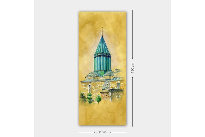 Canvastavla DKY Cities & Countries Flerfärgad - 50x120 cm - Inredning & dekor - Tavlor & konst - Canvastavla