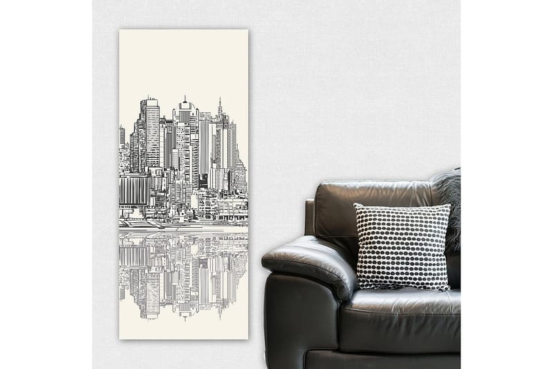 Canvastavla DKY Cities & Countries Flerfärgad - 50x120 cm - Inredning & dekor - Tavlor & konst - Canvastavla