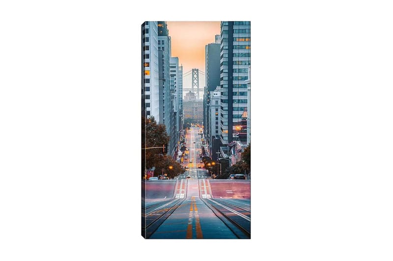 Canvastavla DKY Cities & Countries Flerfärgad, 50x120 cm