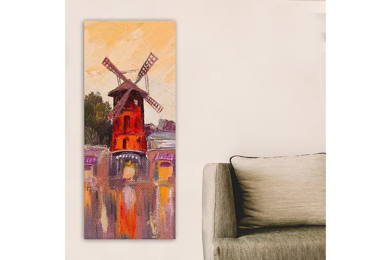 Canvastavla DKY Cities & Countries Flerfärgad - 50x120 cm - Inredning & dekor - Tavlor & konst - Canvastavla