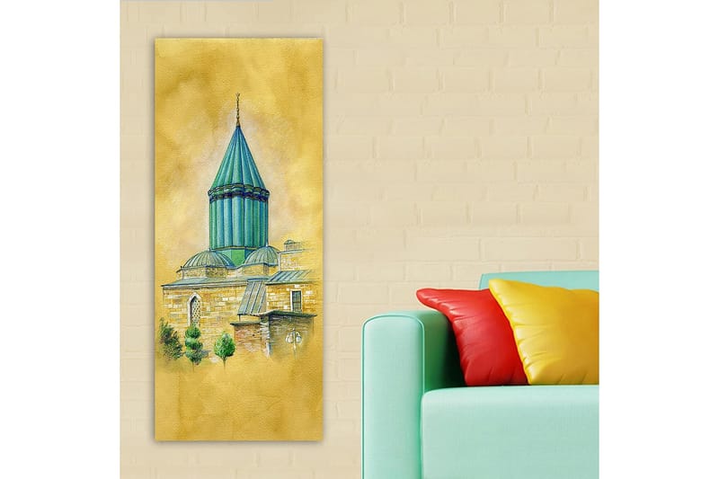 Canvastavla DKY Cities & Countries Flerfärgad - 50x120 cm - Inredning & dekor - Tavlor & konst - Canvastavla