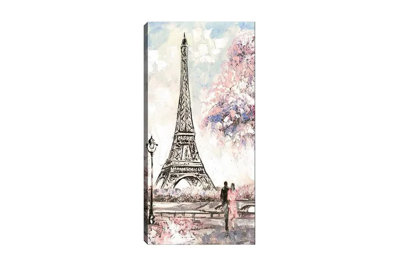 Canvastavla DKY Cities & Countries Flerfärgad, 50x120 cm