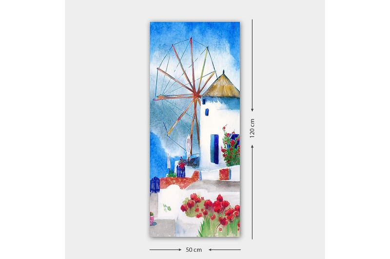 Canvastavla DKY Cities & Countries Flerfärgad - 50x120 cm - Inredning & dekor - Tavlor & konst - Canvastavla