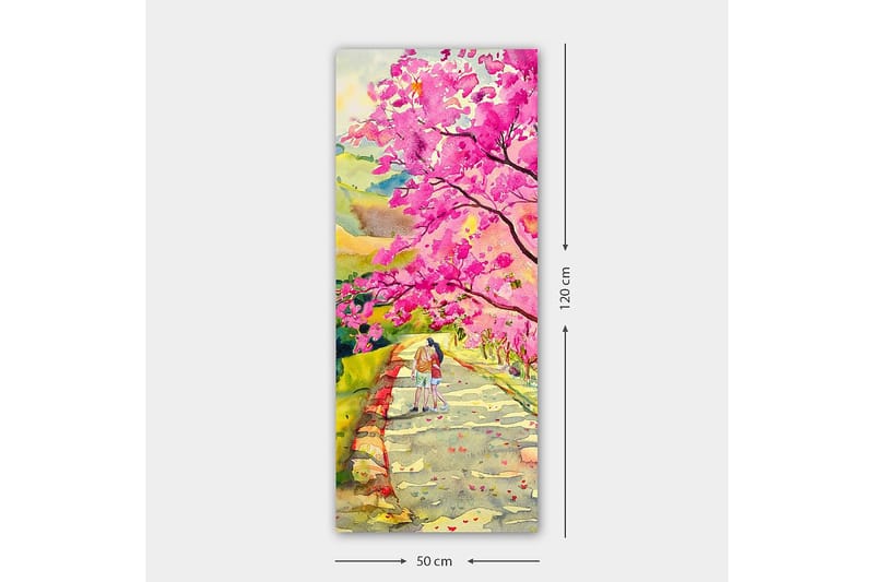 CANVASTAVLA DKY Floral & Botanical Flerfärgad 50x120 cm - Inredning & dekor - Tavlor & konst - Canvastavla