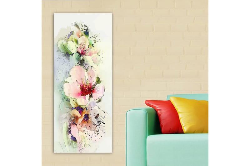 Canvastavla DKY Floral & Botanical Flerfärgad - 50x120 cm - Inredning & dekor - Tavlor & konst - Canvastavla