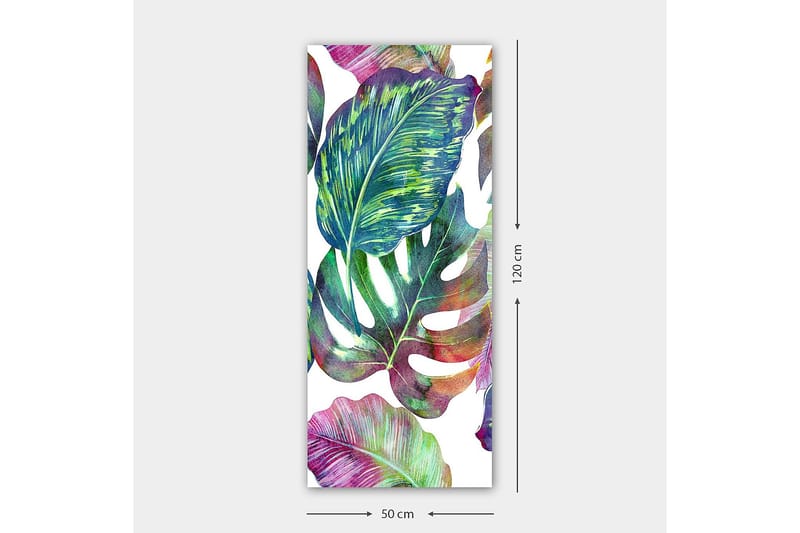 Canvastavla DKY Floral & Botanical Flerfärgad - 50x120 cm - Inredning & dekor - Tavlor & konst - Canvastavla