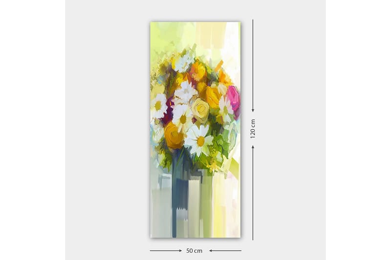 Canvastavla DKY Floral & Botanical Flerfärgad - 50x120 cm - Inredning & dekor - Tavlor & konst - Canvastavla