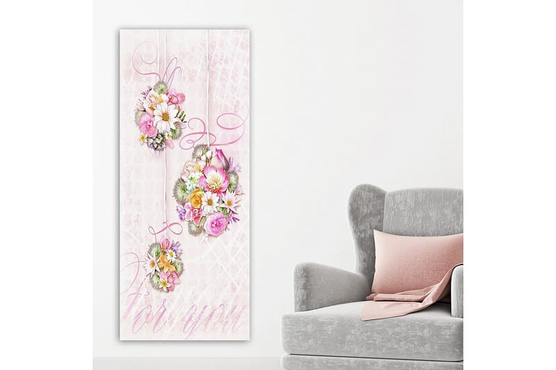 Canvastavla DKY Floral & Botanical Flerfärgad - 50x120 cm - Inredning & dekor - Tavlor & konst - Canvastavla