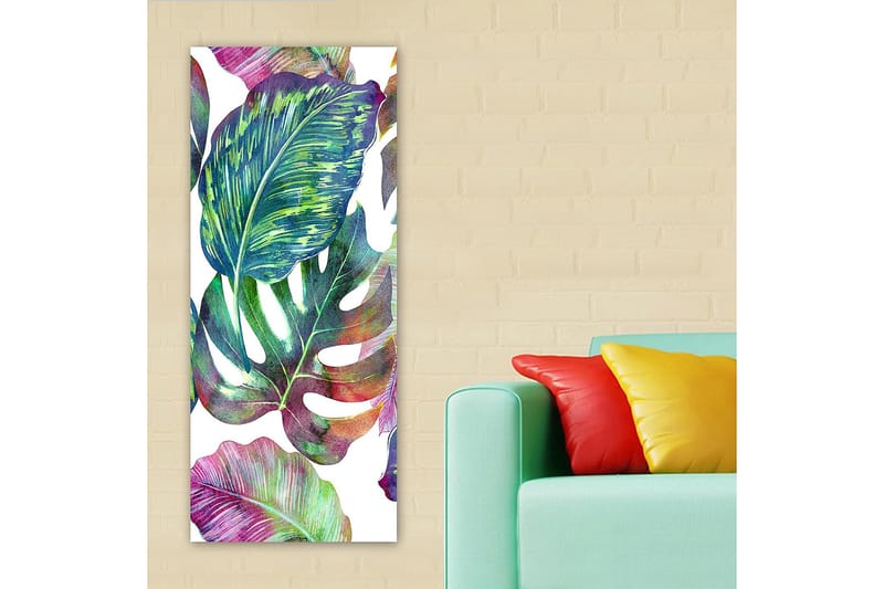 Canvastavla DKY Floral & Botanical Flerfärgad - 50x120 cm - Inredning & dekor - Tavlor & konst - Canvastavla