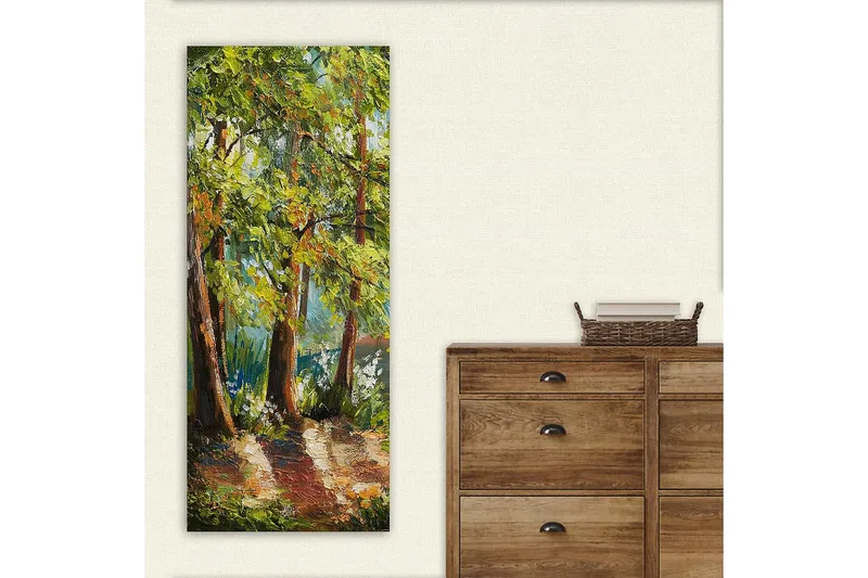 Canvastavla DKY Floral & Botanical Flerfärgad - 50x120 cm - Inredning & dekor - Tavlor & konst - Canvastavla