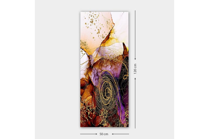 Canvastavla DKY Floral & Botanical Flerfärgad - 50x120 cm - Inredning & dekor - Tavlor & konst - Canvastavla