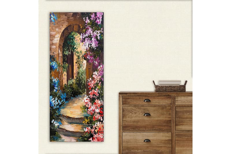 Canvastavla DKY Floral & Botanical Flerfärgad - 50x120 cm - Inredning & dekor - Tavlor & konst - Canvastavla