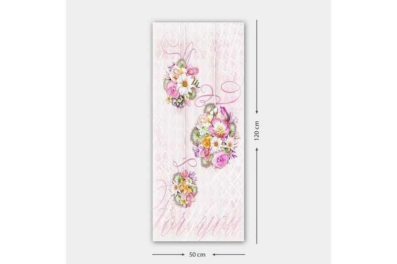 Canvastavla DKY Floral & Botanical Flerfärgad - 50x120 cm - Inredning & dekor - Tavlor & konst - Canvastavla
