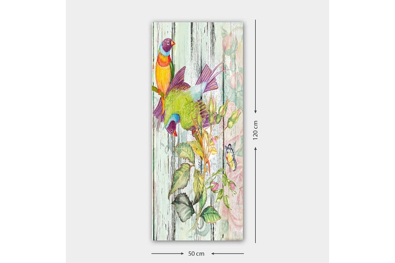 Canvastavla DKY Floral & Botanical Flerfärgad - 50x120 cm - Inredning & dekor - Tavlor & konst - Canvastavla