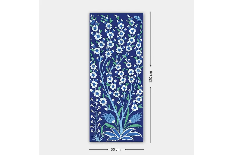 Canvastavla DKY Floral & Botanical Flerfärgad - 50x120 cm - Inredning & dekor - Tavlor & konst - Canvastavla