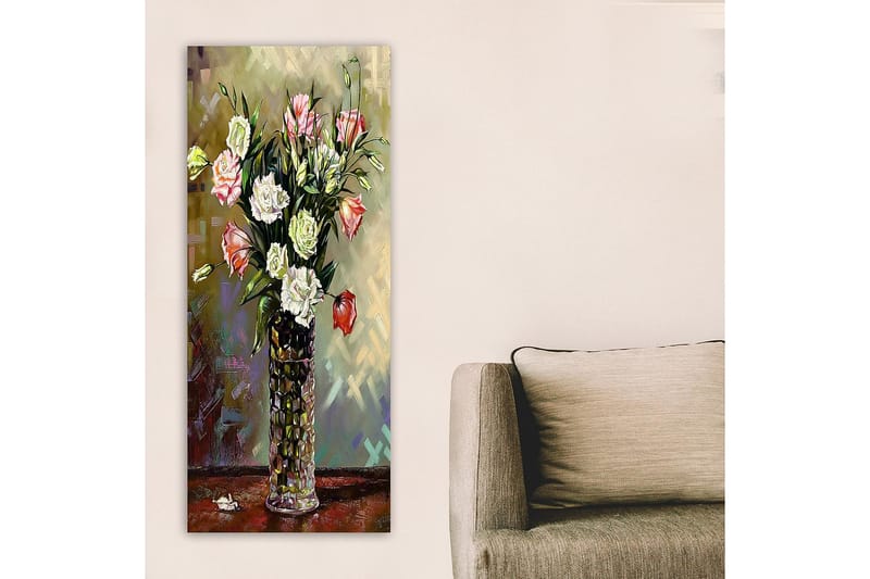 Canvastavla DKY Floral & Botanical Flerfärgad - 50x120 cm - Inredning & dekor - Tavlor & konst - Canvastavla